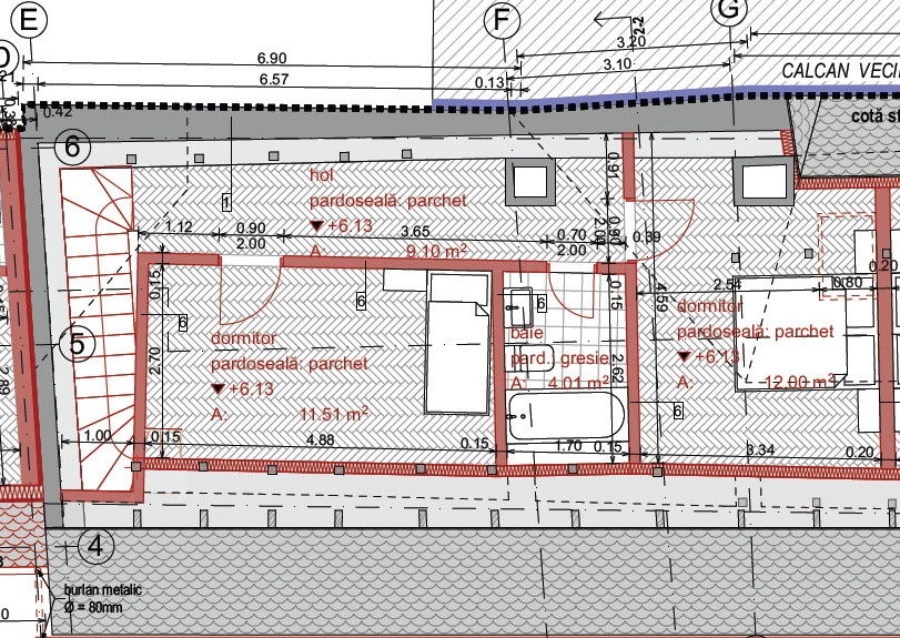 Apartament 3 camere | Etaj 1 + M | Curte | ULTRACENTRAL