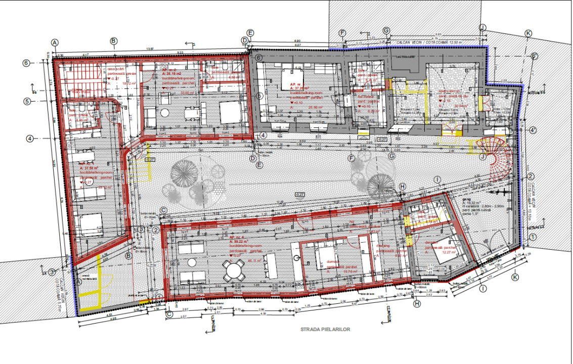 Apartament 2 camere | Et 1+ M | Curte si Terasa | ULTRACENTRAL