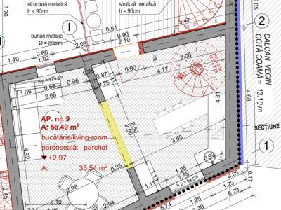 Apartament 2 camere | Et 1+ M | Curte si Terasa | ULTRACENTRAL