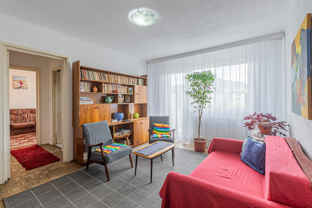 Apartament 3 camere de vânzare, Astra, Brașov, priveliște superbă, COMISION 0%