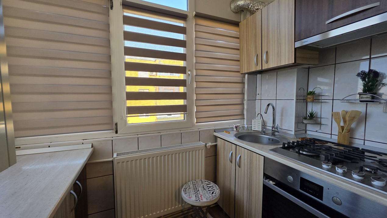 Apartament 2 camere, decomandat, centrala termica, mobilat si utilat