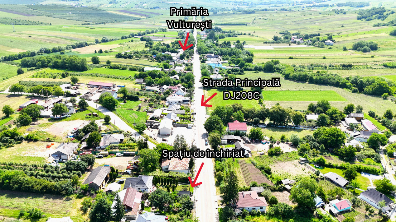 Spatiu Comercial 40 MP Situat Central - Plesesti, Vulturesti, Suceava