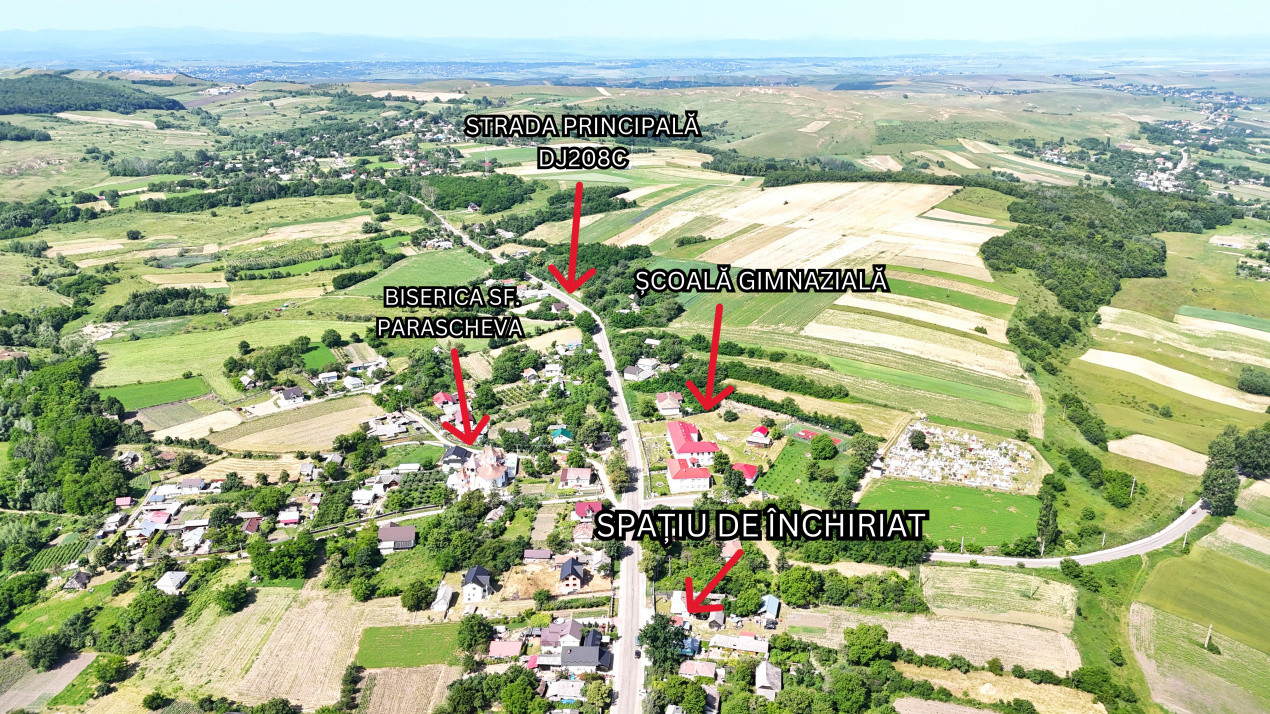 Spatiu Comercial 60 MP Situat Central - Plesesti, Vulturesti, Suceava