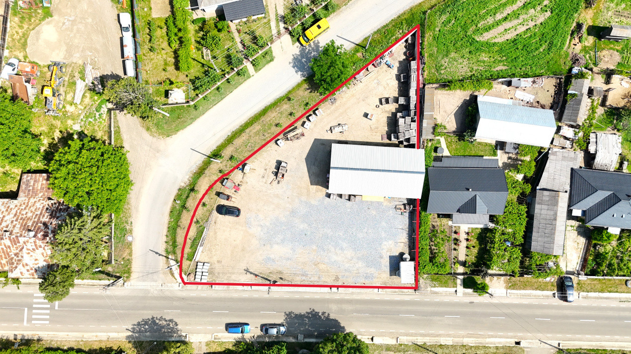 Hala 135 MP+Teren 1311 MP Situate Central - Plesesti, Vulturesti, Suceava
