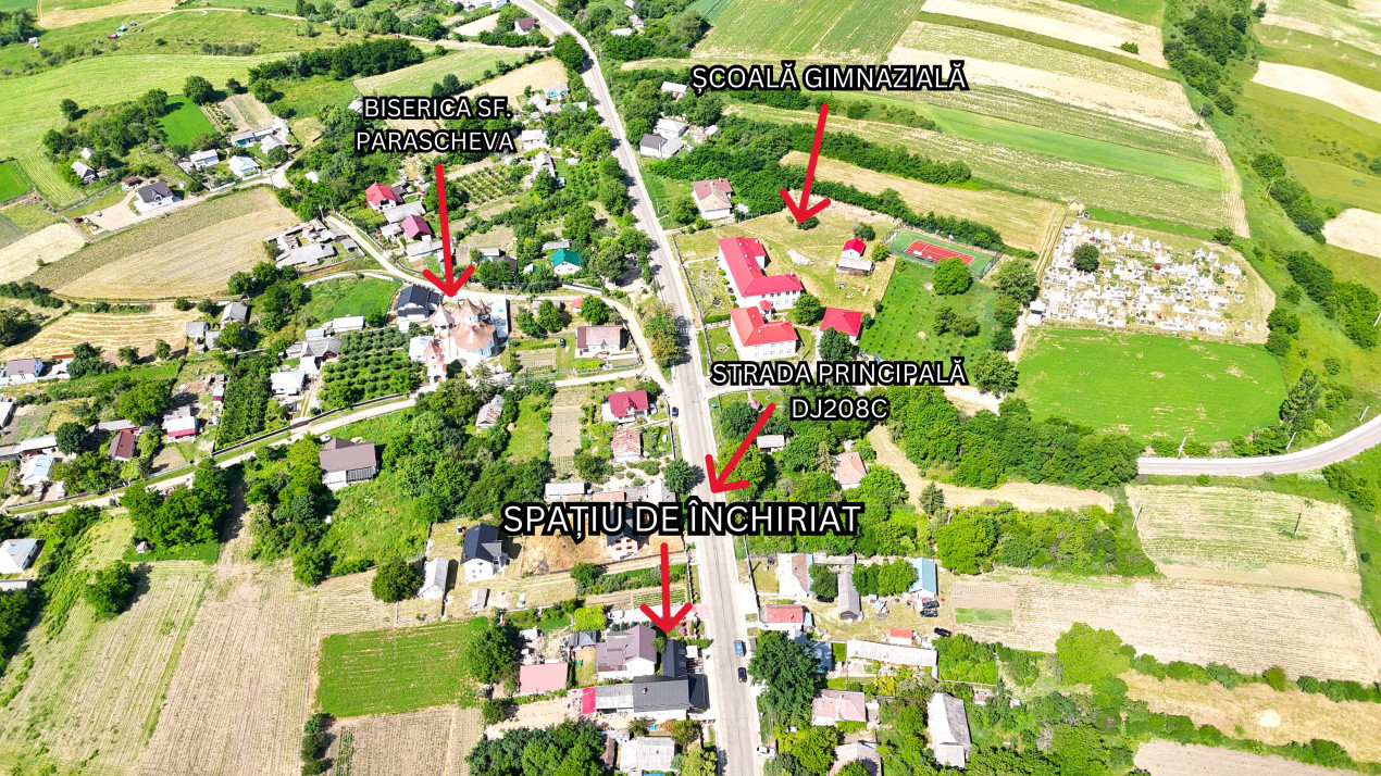 Spatiu Comercial 120 MP Situat Central - Plesesti, Vulturesti, Suceava