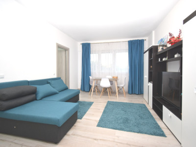 Apartament decomandat, bloc nou, complet mobilat, loc de parcare