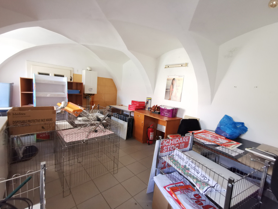 Spațiu comercial, 181mp, Centru Istoric Sibiu, 2 intrări stradale, comision 0%