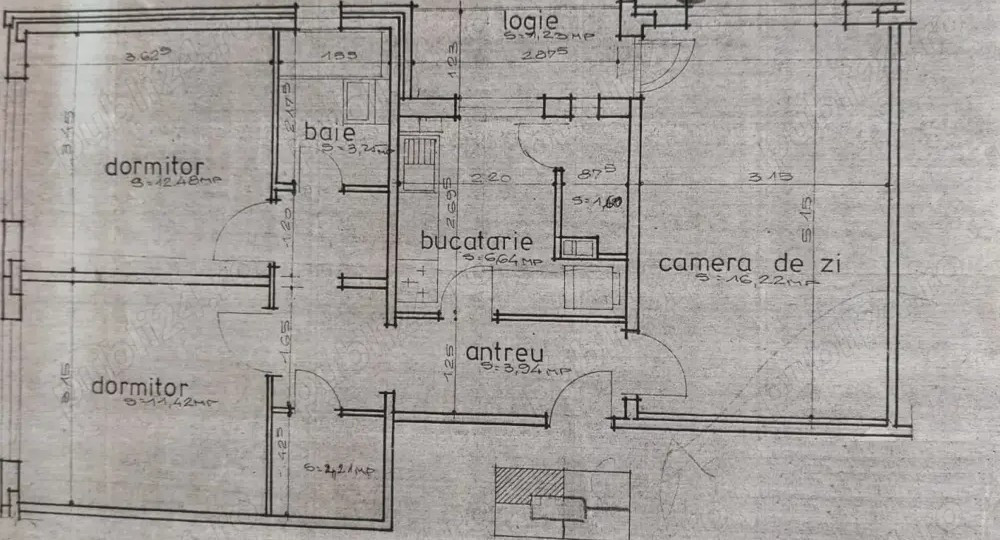 Apartament 3 camere - Vasile Aaron