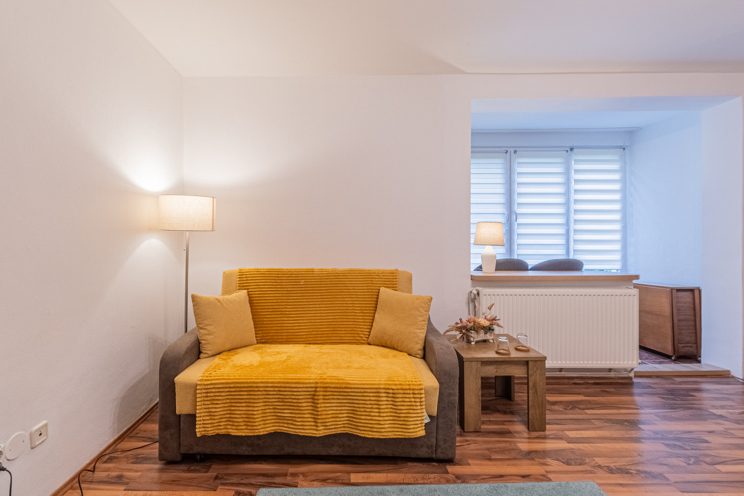 Garsonieră Premium cu Balcon, 42 mp utili – Bdul Victoriei