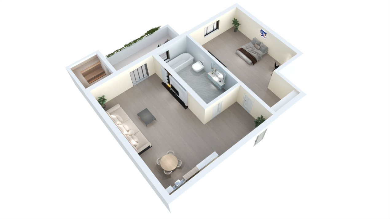 Apartament de vanzare in Sibiu - 2 camere - bloc nou, cu lift