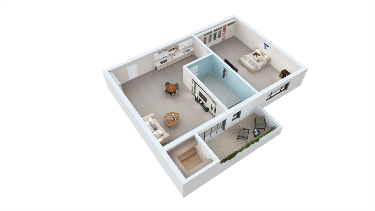 Apartament de vanzare in Sibiu - 2 camere - bloc nou, cu lift