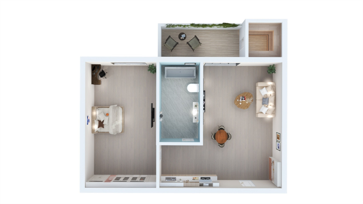 Apartament de vanzare in Sibiu - 2 camere - bloc nou, cu lift