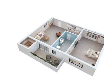 Apartament de vanzare in Sibiu - 2 camere - bloc nou, cu lift