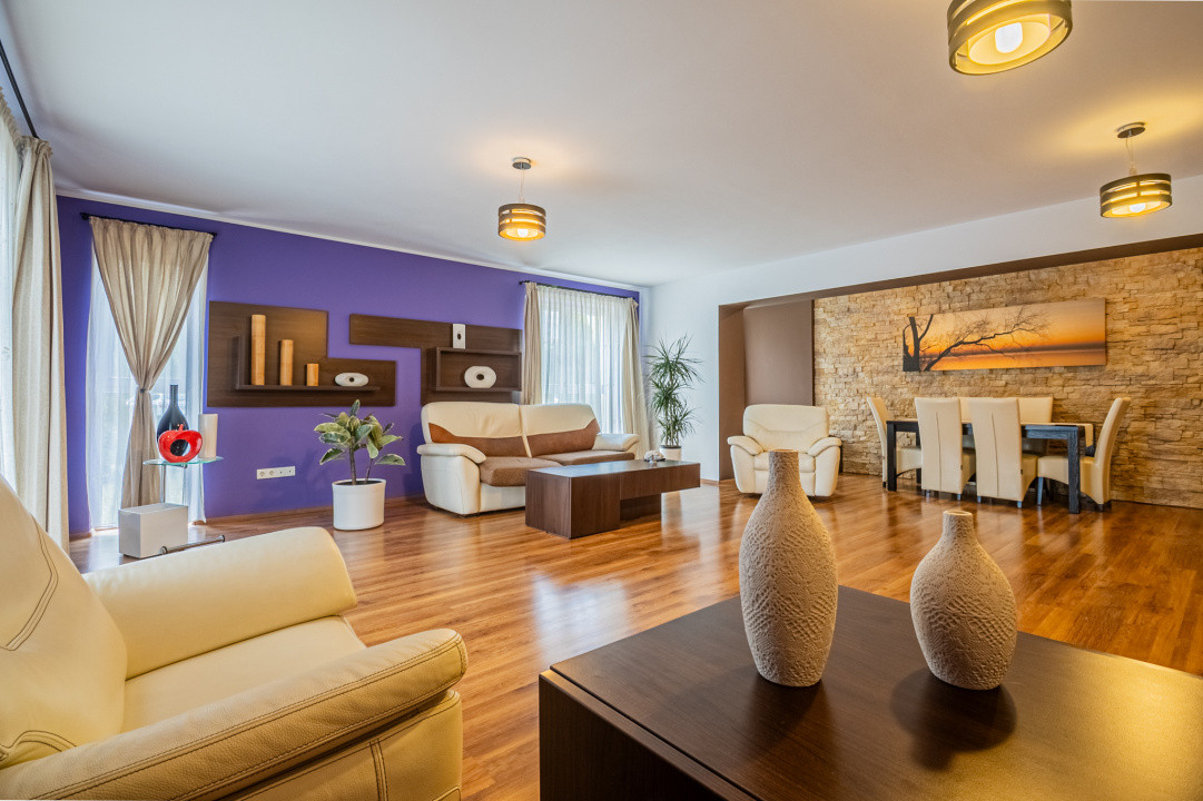 Apartament 3 camere 130 mp utili, gradina proprie – 0% comision