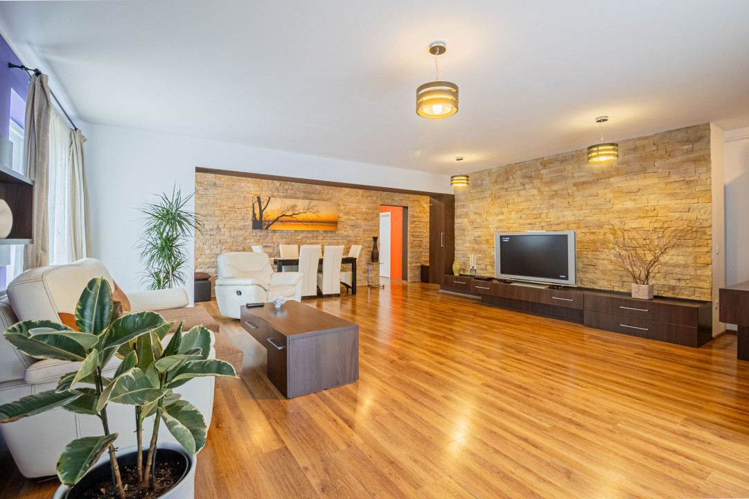 Apartament 3 camere 130 mp utili, gradina proprie – 0% comision