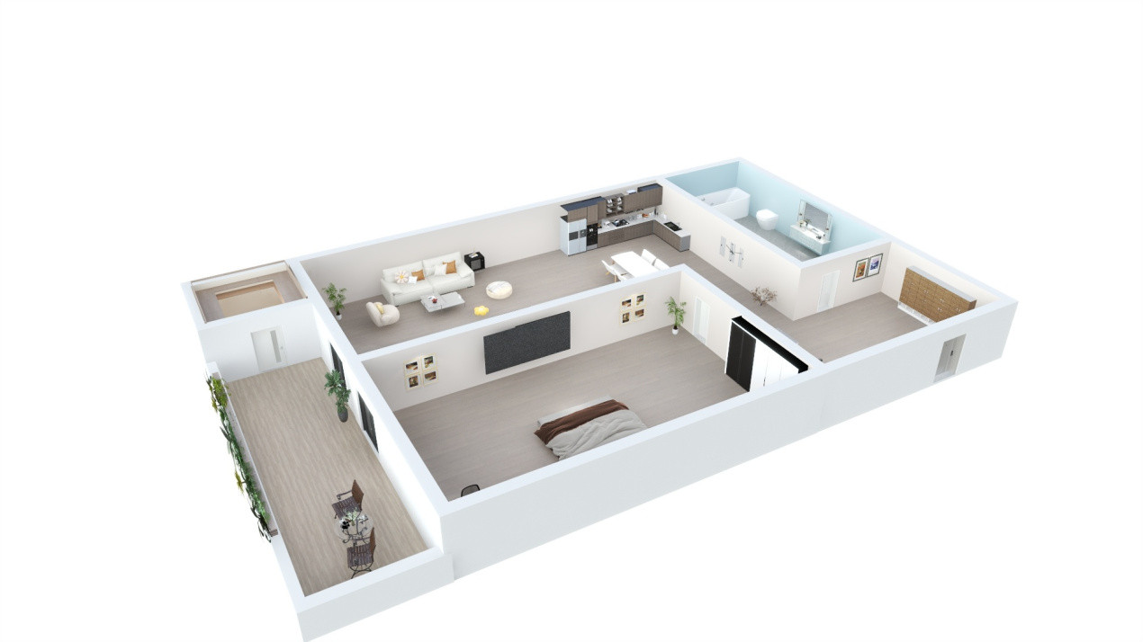 Apartament de vanzare in Sibiu - 2 camere - bloc nou, cu lift