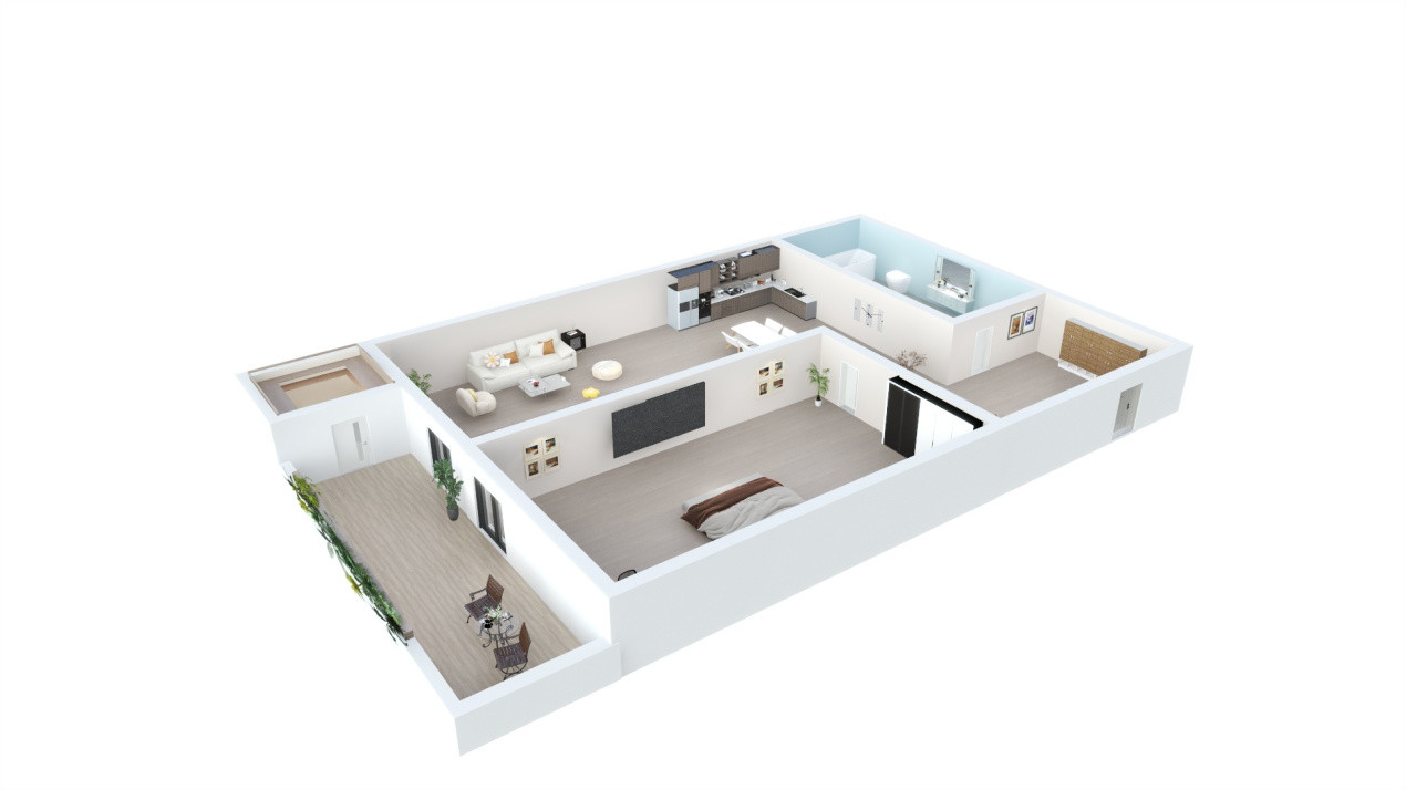 Apartament de vanzare in Sibiu - 2 camere - bloc nou, cu lift