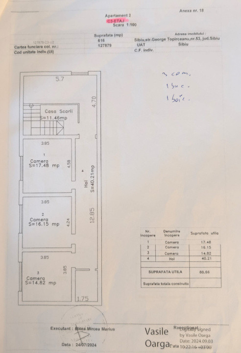 Apartament la casa zona Turnisor!