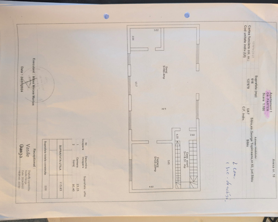 Apartament la casa zona Turnisor!