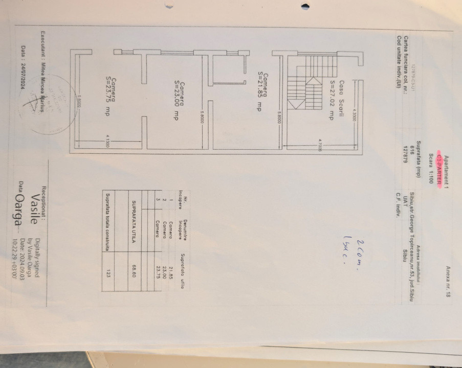 Apartament la casa zona Turnisor!