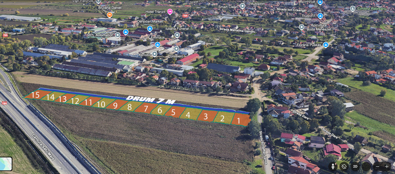 Teren Parcelabil Extravilan, Str. Scheffler Janos(zona strada Dara) SM 440124