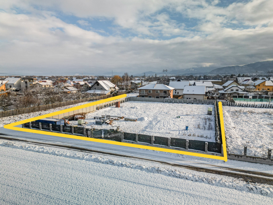 Teren intravilan, parcelare posibilă, 2320 mp Stupini, Brașov | Comision 0%!