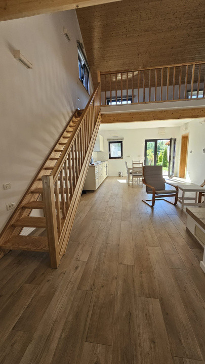 Casă modernă de închiriat, cu garaj generos – Tocile, Sadu