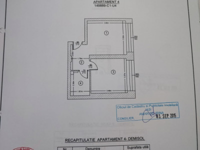 Apartament 2 Camere de Vânzare | Păcurari – Răsărit de Soare | Parter | 