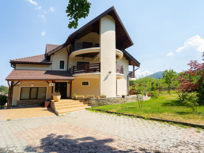 Vila exclusivista cu piscina si panorama de vis Cisnadioara