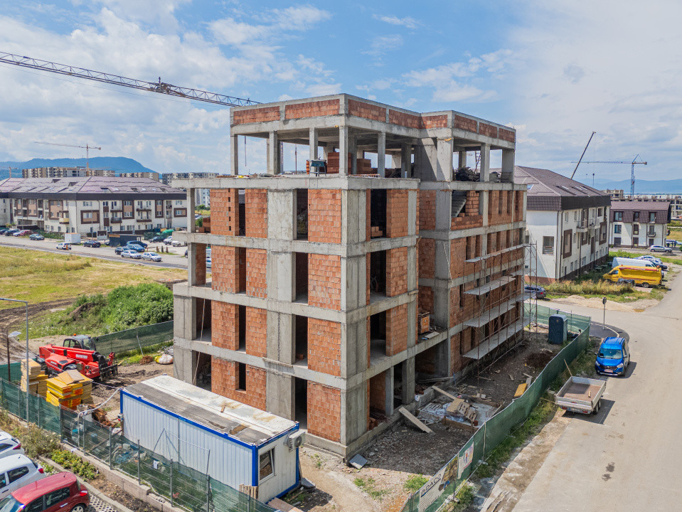 Apartament 2 camere, bloc nou Tractorul – Finalizare iunie 2026, TVA 9%