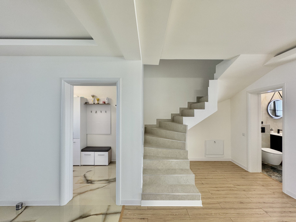 Casă tip duplex cu 4 camere | Teren 200 mp | Cristian – Sibiu