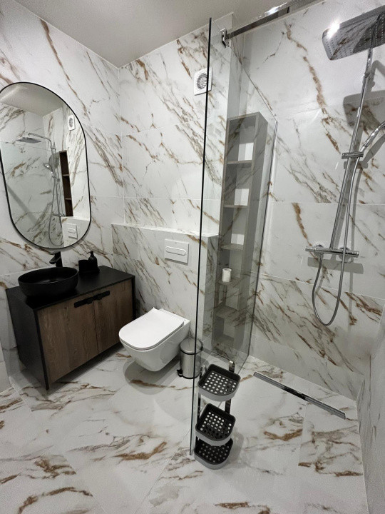 Apartament de închiriat – 2 camere, mobilat modern, în bloc nou cu garaj subtera