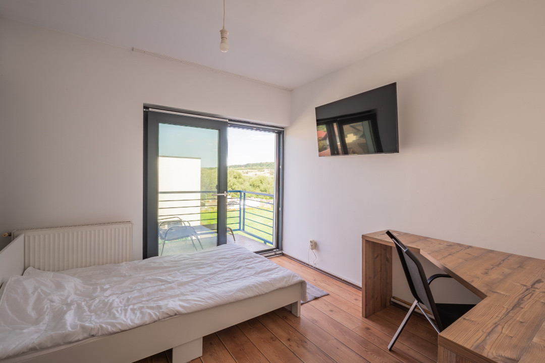 Apartament spațios 3 camere, zonă liniștită, vedere pădure, 0% comision