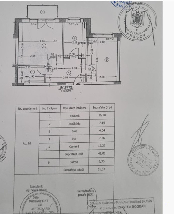 Apartament 2 camere, decomandat, parcare – Avantgarden Bartolomeu
