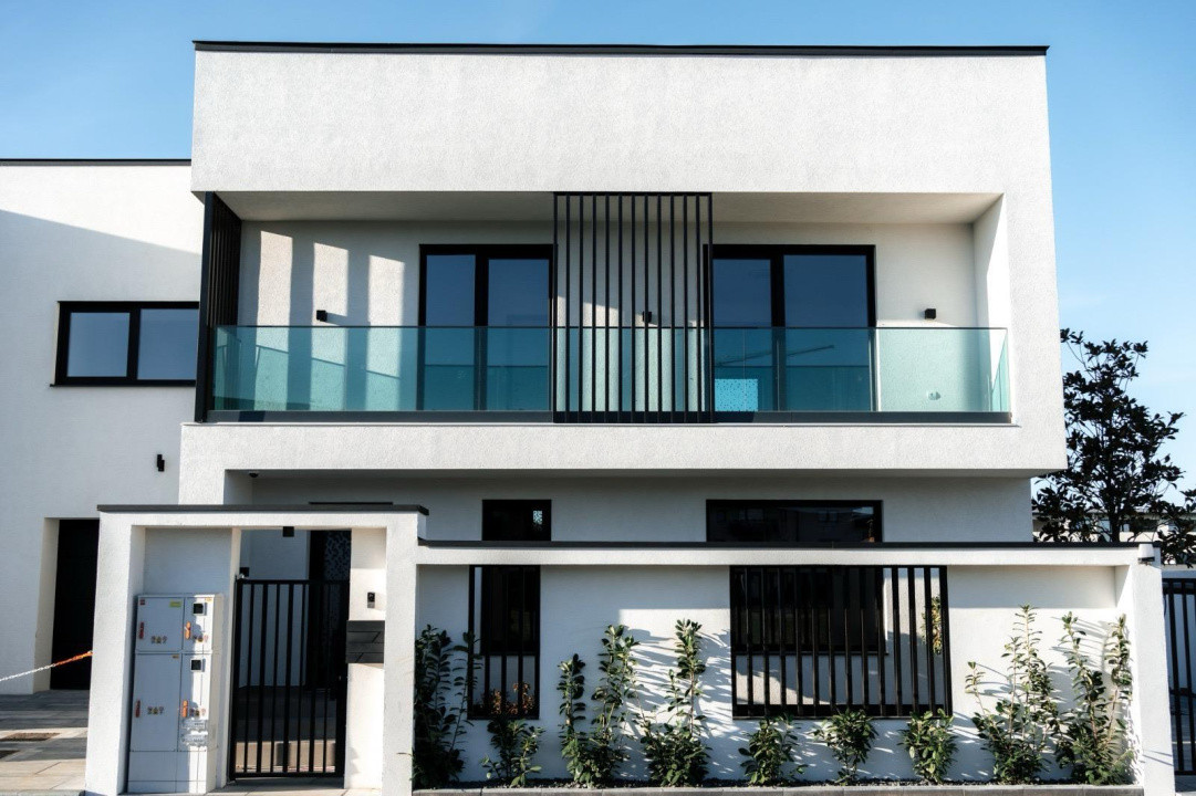 De vânzare casă tip duplex cu garaj în Selimbăr, Sibiu – construcție premium 