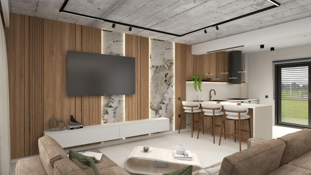 De vânzare casă tip duplex cu garaj în Selimbăr, Sibiu – construcție premium 