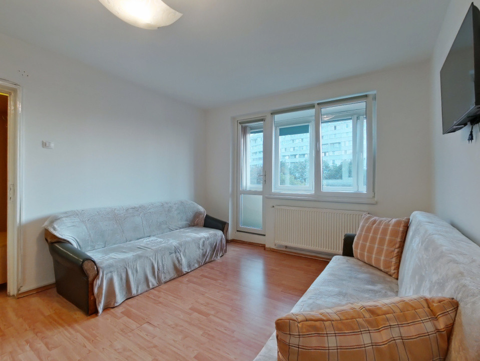 REZERVAT - Închiriere apartament 2 camere, mobilat si utilat+ balcon de 11mp 