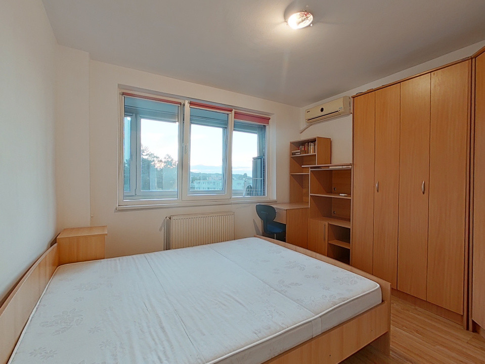 REZERVAT - Închiriere apartament 2 camere, mobilat si utilat+ balcon de 11mp 