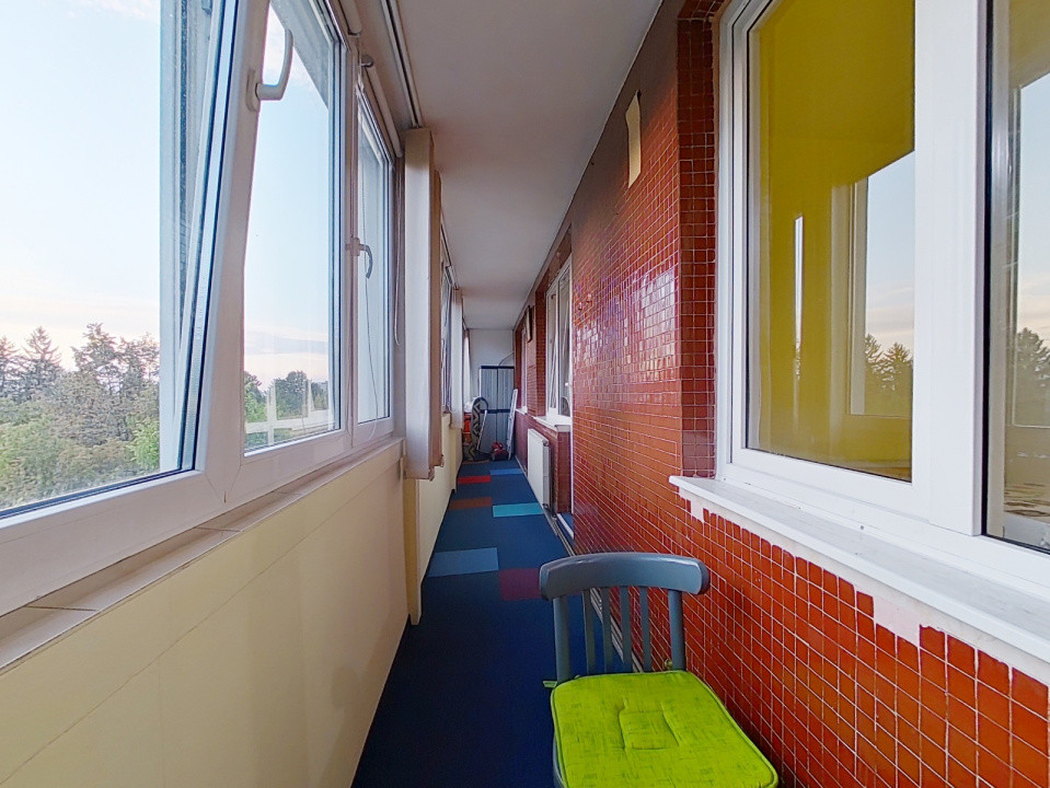 REZERVAT - Închiriere apartament 2 camere, mobilat si utilat+ balcon de 11mp 