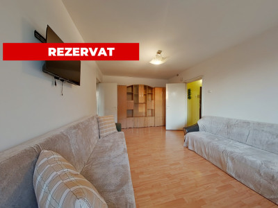 REZERVAT - Închiriere apartament 2 camere, mobilat si utilat+ balcon de 11mp 