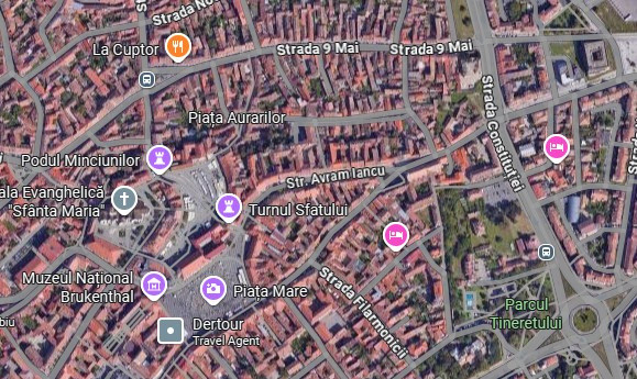 Spatiu comercial stradal 136mp Central Istoric Sibiu preluare chirias