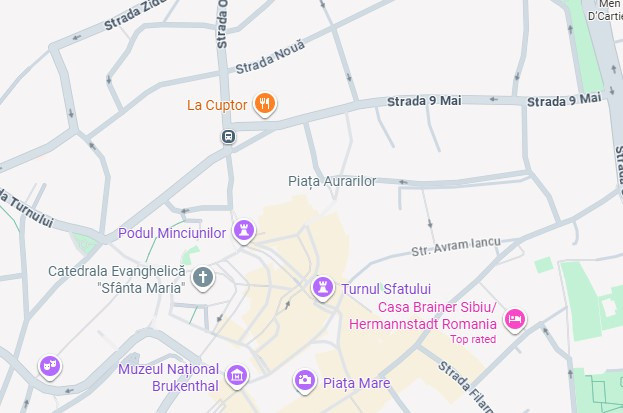 Spatiu comercial stradal 136mp Central Istoric Sibiu preluare chirias