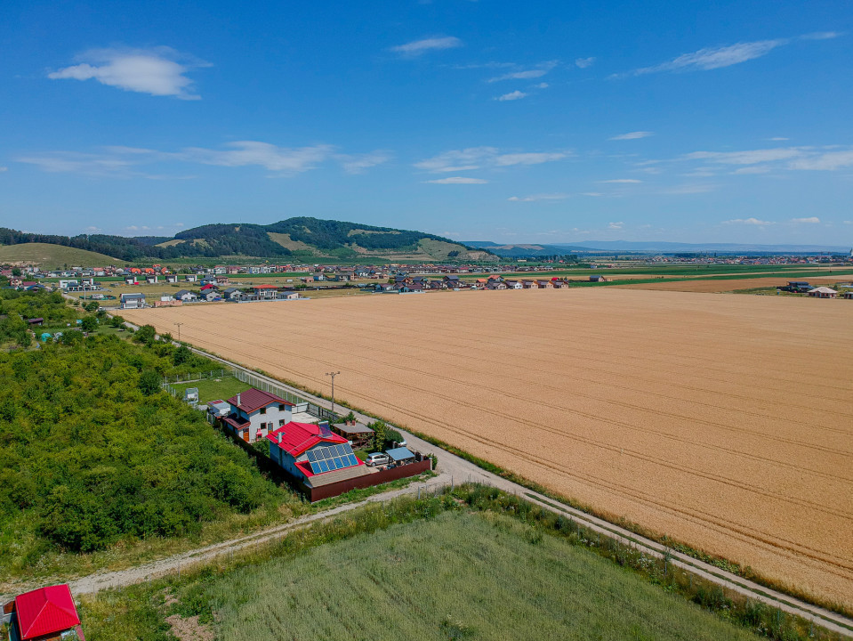 Teren extravilan în Sânpetru, Brașov – dezvoltare rezidențială, COMISION 0%