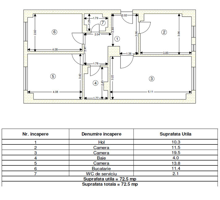 OPORTUNITATE !!!! Apartament cu 3 camere- B-dul Muncii