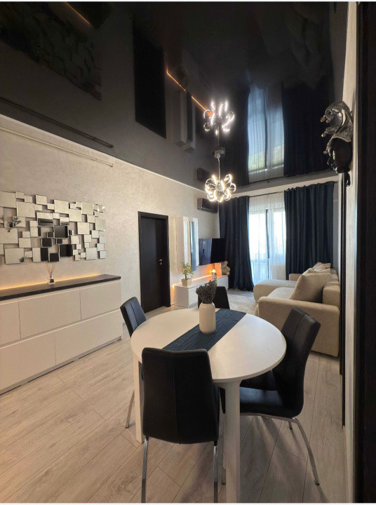 Apartament 3 camere, 66 mp, etaj 8/10, mobilat și utilat, bloc 2020, Nicolina 1