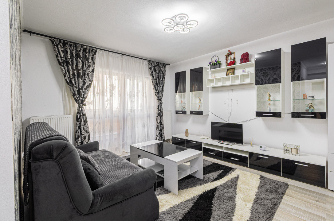 Garsoniera unica in Sanpetru, Brasov– 49 mp cu balcon transformat in spatiu util