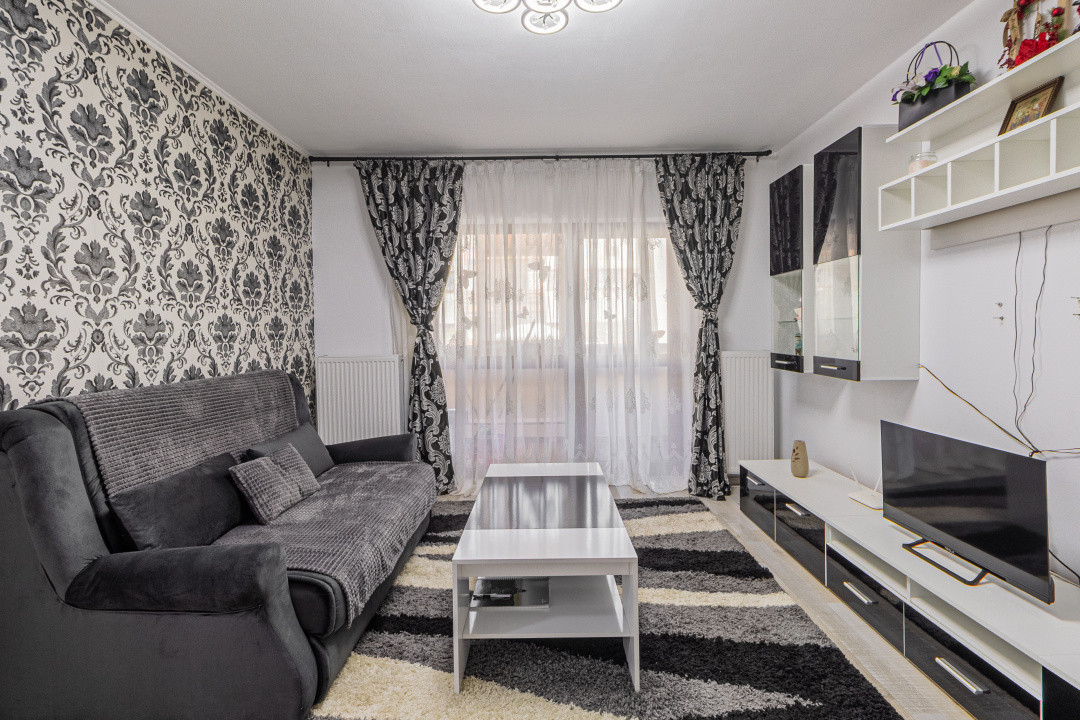 Garsoniera unica in Sanpetru, Brasov– 49 mp cu balcon transformat in spatiu util