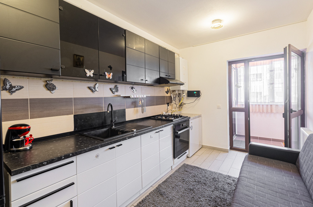 Garsoniera unica in Sanpetru, Brasov– 49 mp cu balcon transformat in spatiu util