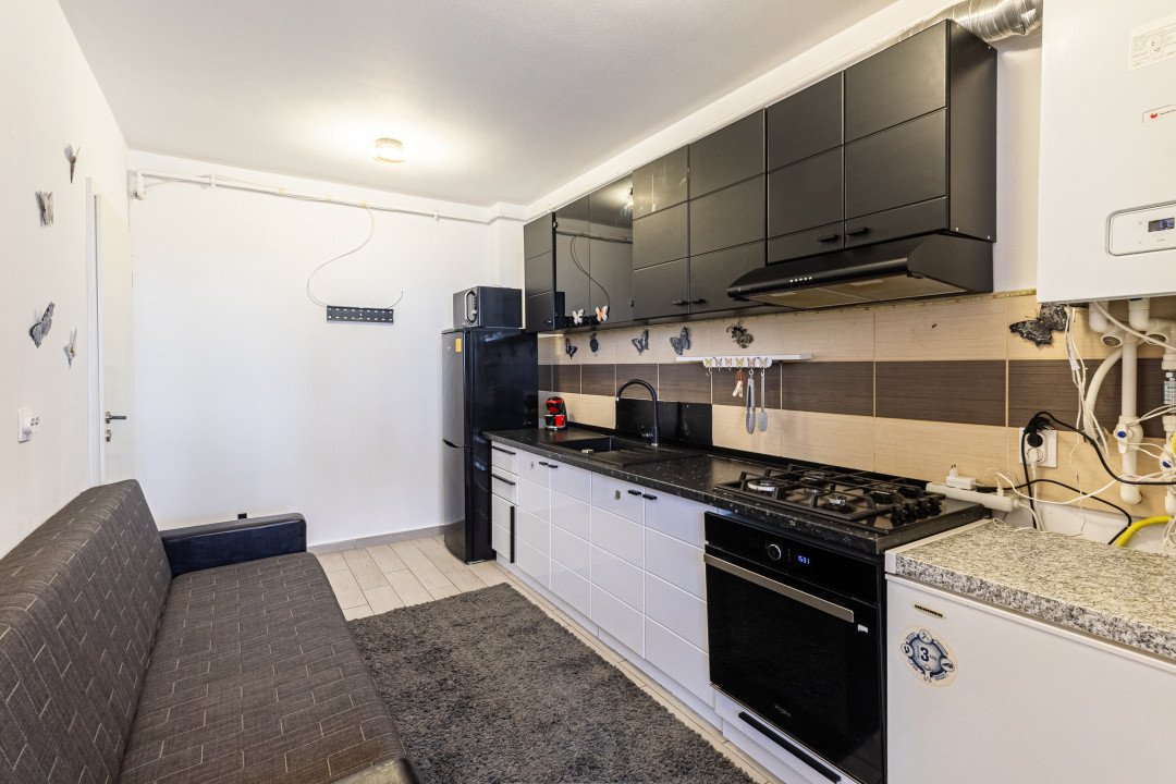 Garsoniera unica in Sanpetru, Brasov– 49 mp cu balcon transformat in spatiu util