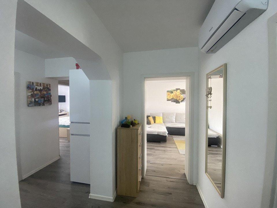 Apartament 3 camere vanzare Mobilat Utilat 76mpu zona Strand Sibiu
